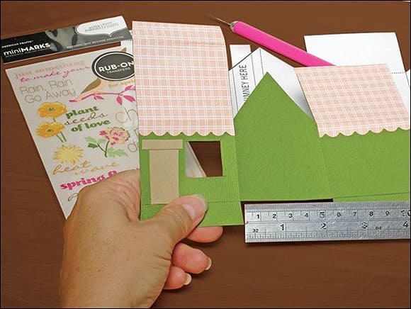 Макет дома из бумаги своими руками со схемами и фото