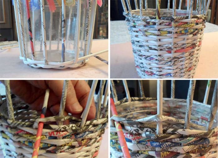 Плетение из пластиковых бутылок. Способы плетения корзин из пластиковых бутылок | Детали интерьера