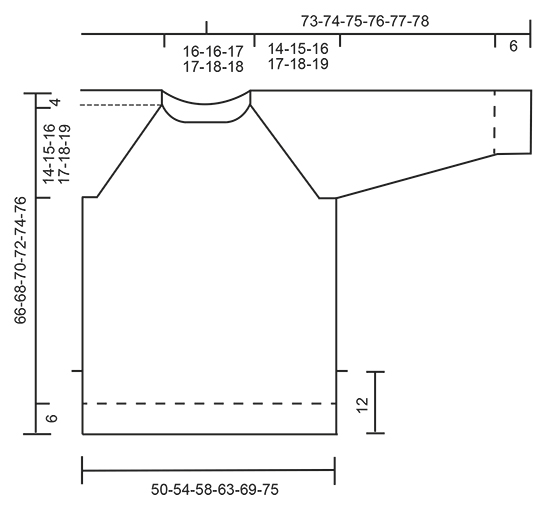 Свитер оверсайз спицами: схема с описанием вязания реглана
