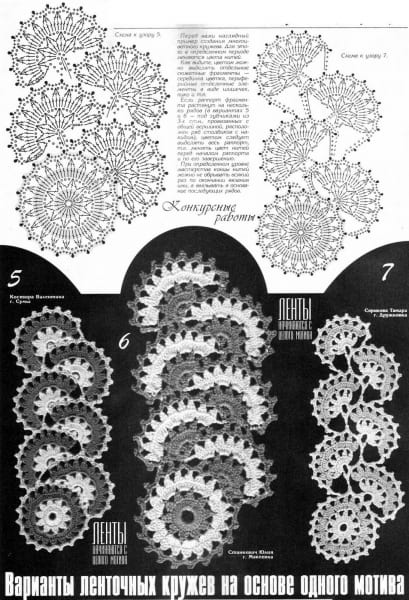 Ленточное кружево крючком: схемы и модели, как вязать обновку с фото и видео